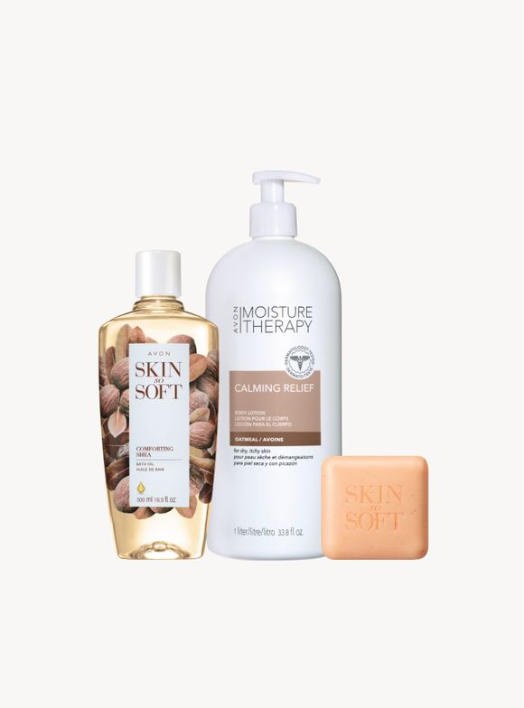 Nourishing Butter Bath Oil & Facial Bar Set